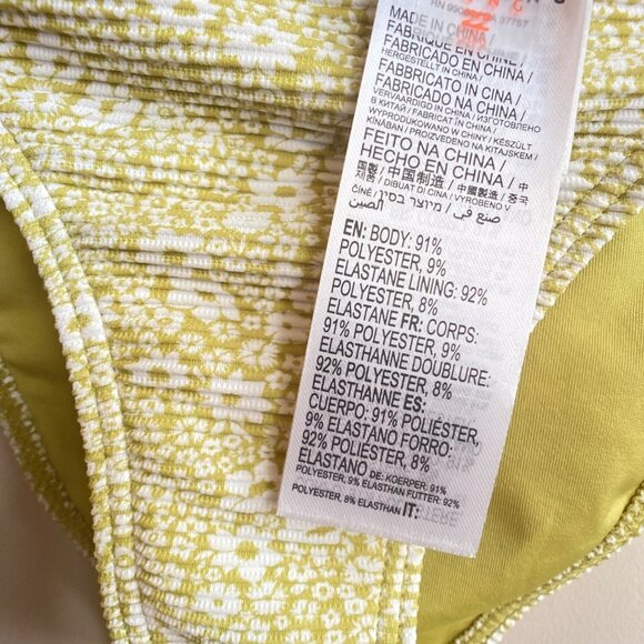 NWT Billabong Women's Little Whispers Tropic Low-Rise Bottoms, size: Large/12 - Picture 8 of 12